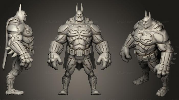 Статуэтки герои, монстры и демоны (Бэтмен (Мультфильм), STKM_0660) 3D модель для ЧПУ станка
